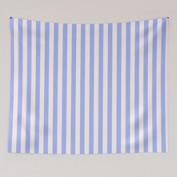 Item preview, Blue Cream Vertical Stripe Seamless Pattern designed and sold by jianina-alondra.
