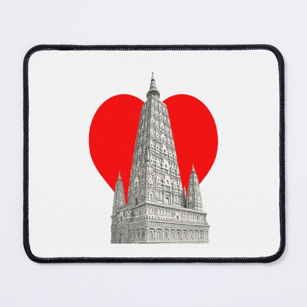 Item preview, One Heart One Peace One Humanity – Bodhgaya Peace T-Shirt designed and sold by BhumiBliss.