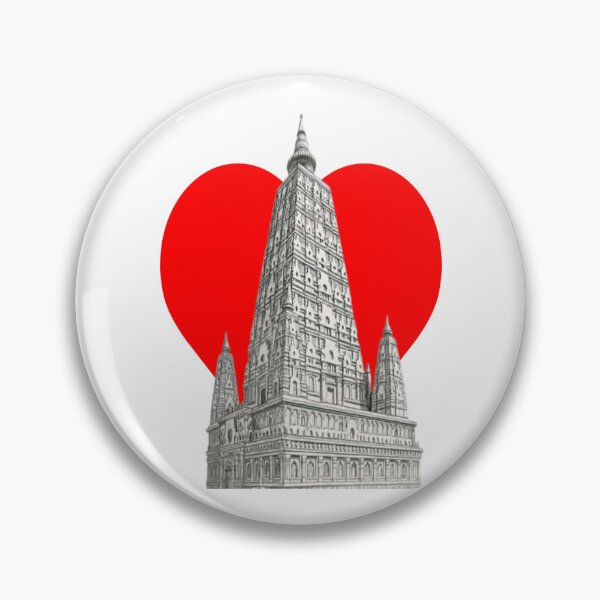 Item preview, One Heart One Peace One Humanity – Bodhgaya Peace T-Shirt designed and sold by BhumiBliss.