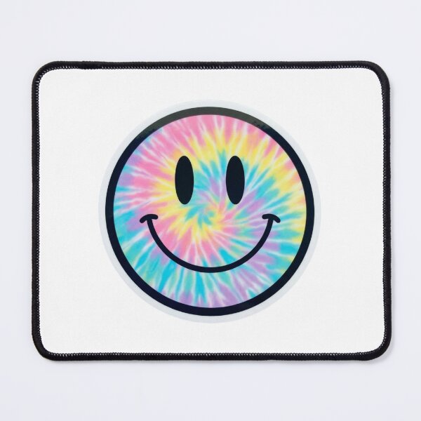 Item preview, Tie Dye Smiley Face Retro Pastel Rainbow Happy Face designed and sold by raedattia.