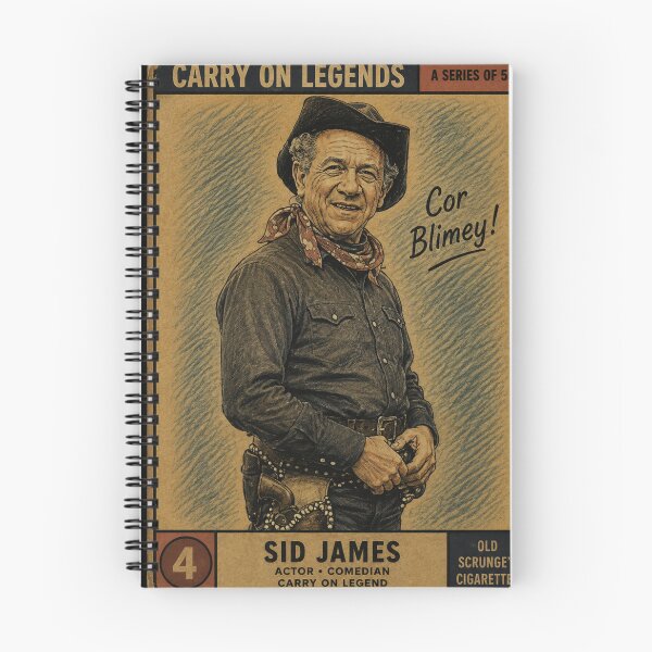 Item preview, Sid James - Carry On Trading Cards designed and sold by halibutgoatramb.
