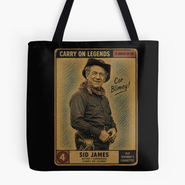 Item preview, Sid James - Carry On Trading Cards designed and sold by halibutgoatramb.