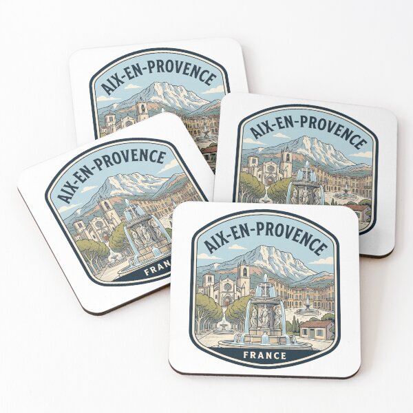 Item preview, Vintage Aix-en-Provence France Travel Poster Illustration designed and sold by k3rstman1.
