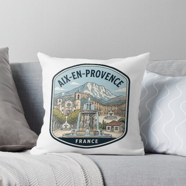 Item preview, Vintage Aix-en-Provence France Travel Poster Illustration designed and sold by k3rstman1.