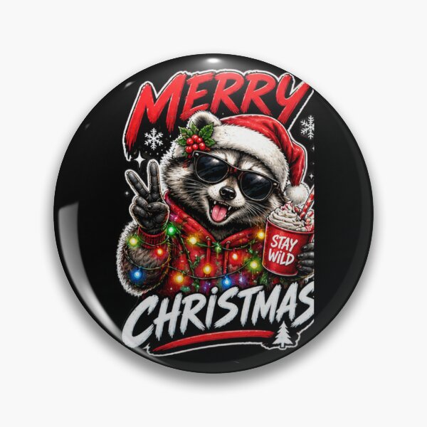 Item preview, Funny Christmas Raccoon T_shirt designed and sold by happyshirt27.
