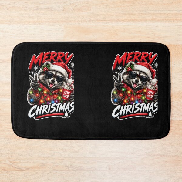 Item preview, Funny Christmas Raccoon T_shirt designed and sold by happyshirt27.