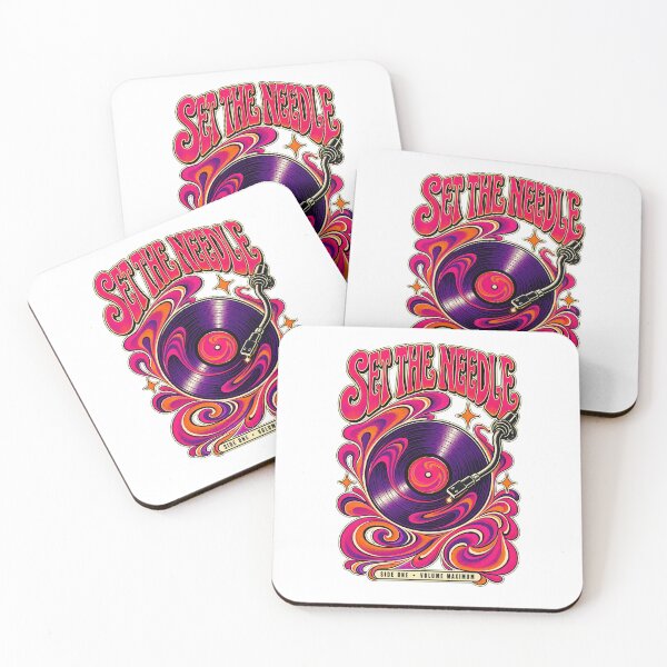 Item preview, Set the Needle Psychedelic Vinyl Record Retro Music Lover Shirt designed and sold by SoulFlex.