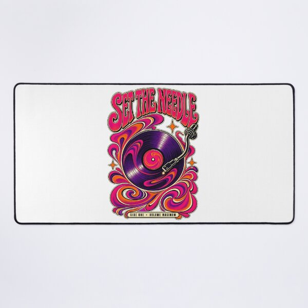 Item preview, Set the Needle Psychedelic Vinyl Record Retro Music Lover Shirt designed and sold by SoulFlex.