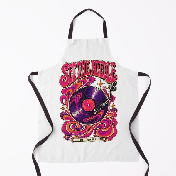 Item preview, Set the Needle Psychedelic Vinyl Record Retro Music Lover Shirt designed and sold by SoulFlex.