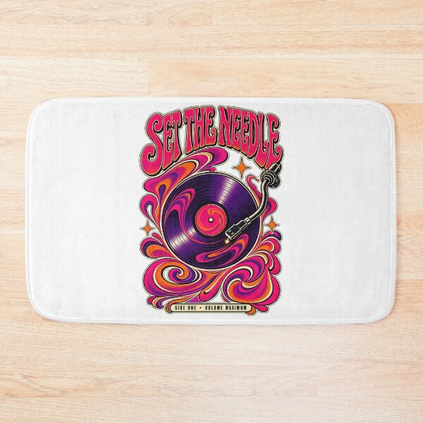 Item preview, Set the Needle Psychedelic Vinyl Record Retro Music Lover Shirt designed and sold by SoulFlex.
