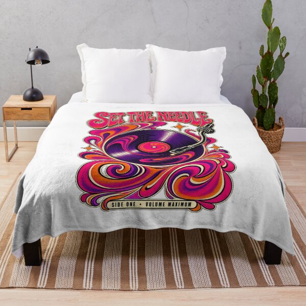 Item preview, Set the Needle Psychedelic Vinyl Record Retro Music Lover Shirt designed and sold by SoulFlex.