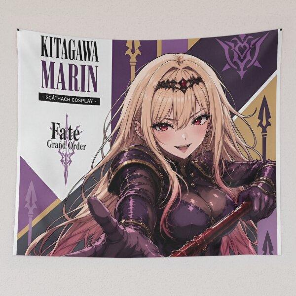 Item preview, Scáthach Kitagawa Marin Fate Grand Order Anime Cosplay Warrior designed and sold by Dyan4.