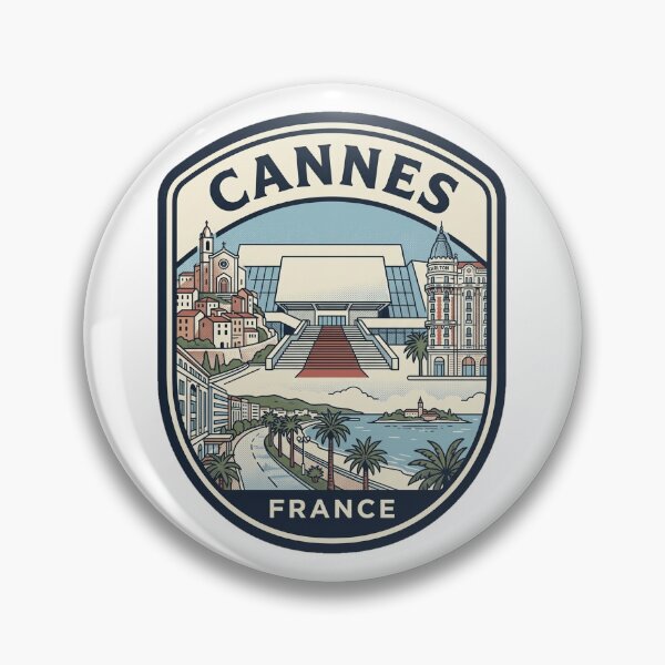 Item preview, Cannes France Vintage Travel Emblem designed and sold by k3rstman1.