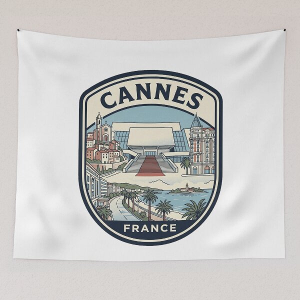 Item preview, Cannes France Vintage Travel Emblem designed and sold by k3rstman1.