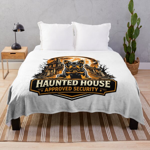 Item preview, Haunted House Approved Security French Bulldog Halloween designed and sold by KnrNazimTHRE4DS.