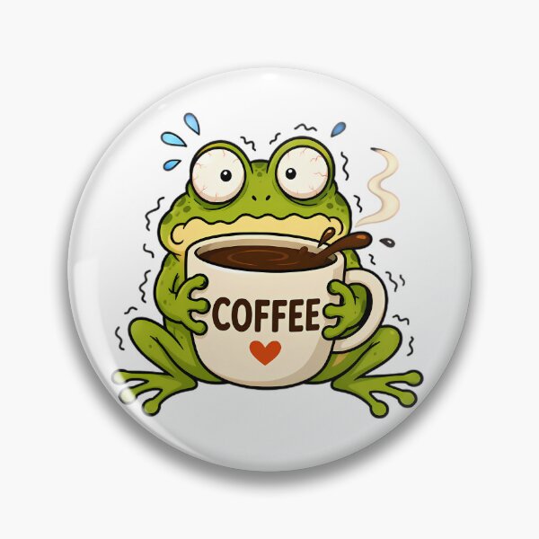 Item preview, Jittery Frog Hugging Coffee Mug designed and sold by Linework Studio.