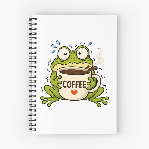 Item preview, Jittery Frog Hugging Coffee Mug designed and sold by Linework Studio.