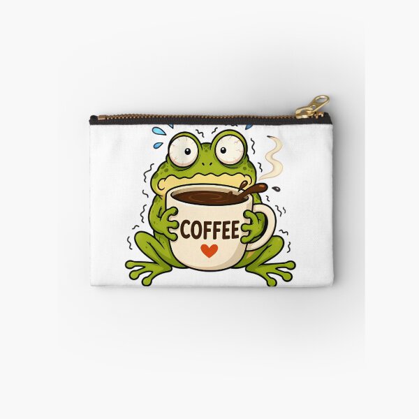 Item preview, Jittery Frog Hugging Coffee Mug designed and sold by Linework Studio.