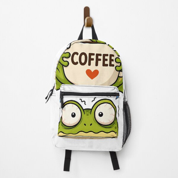 Item preview, Jittery Frog Hugging Coffee Mug designed and sold by Linework Studio.