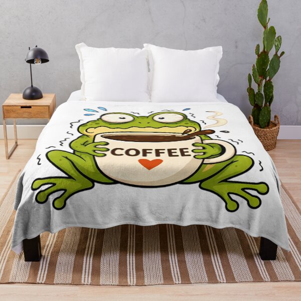 Item preview, Jittery Frog Hugging Coffee Mug designed and sold by Linework Studio.