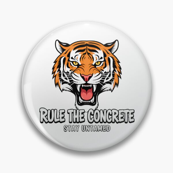 Item preview, Rule the Concrete Stay Untamed – Fierce Tiger Streetwear designed and sold by PT PROJECT.
