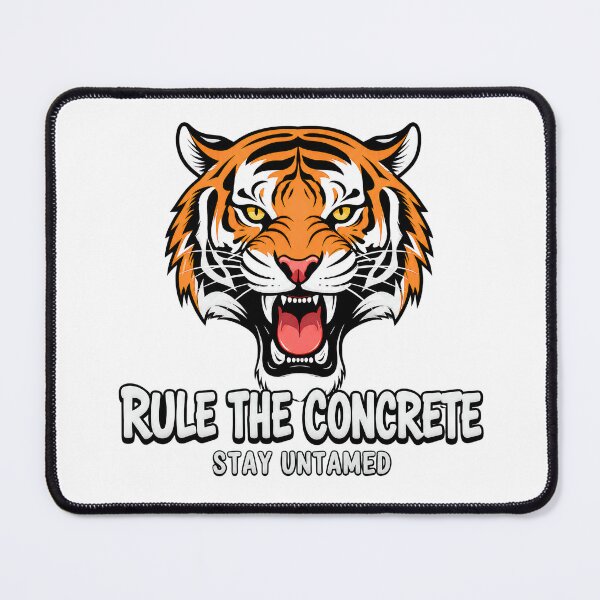 Item preview, Rule the Concrete Stay Untamed – Fierce Tiger Streetwear designed and sold by PT PROJECT.