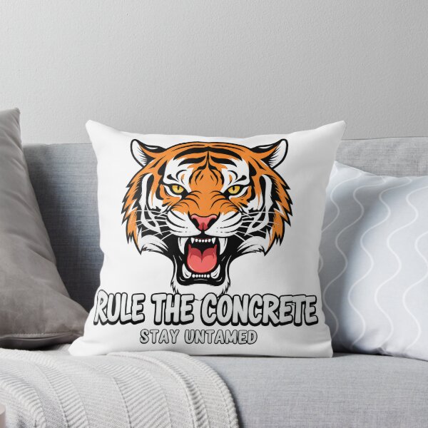 Item preview, Rule the Concrete Stay Untamed – Fierce Tiger Streetwear designed and sold by PT PROJECT.
