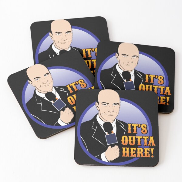 Item preview, Gary Cohen It's Outta Here Broadcaster Art designed and sold by Eowcat.