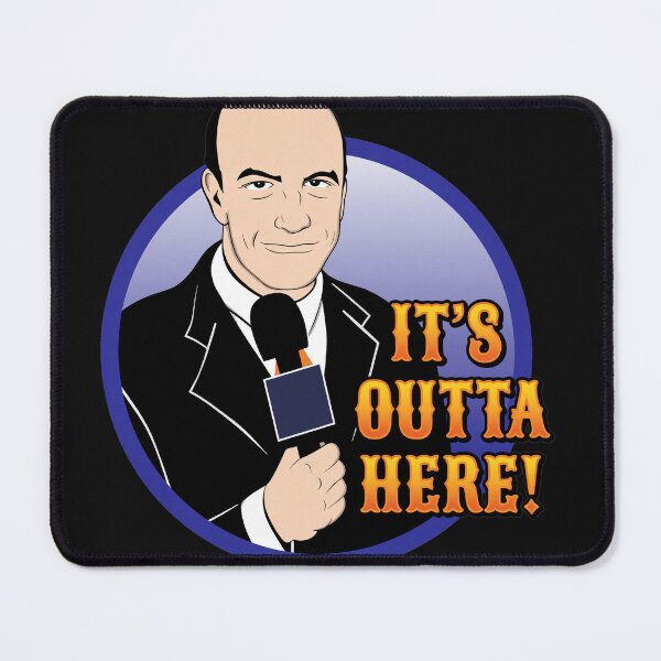 Item preview, Gary Cohen It's Outta Here Broadcaster Art designed and sold by Eowcat.