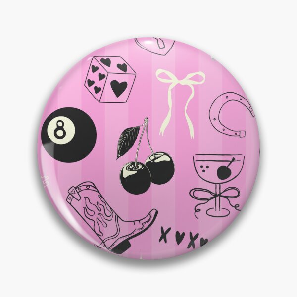 Item preview, Pink Western Cowgirl Icons Seamless Pattern designed and sold by jianina-alondra.