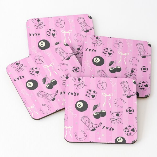 Item preview, Pink Western Cowgirl Icons Seamless Pattern designed and sold by jianina-alondra.