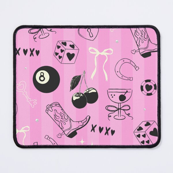 Item preview, Pink Western Cowgirl Icons Seamless Pattern designed and sold by jianina-alondra.