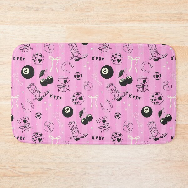 Item preview, Pink Western Cowgirl Icons Seamless Pattern designed and sold by jianina-alondra.