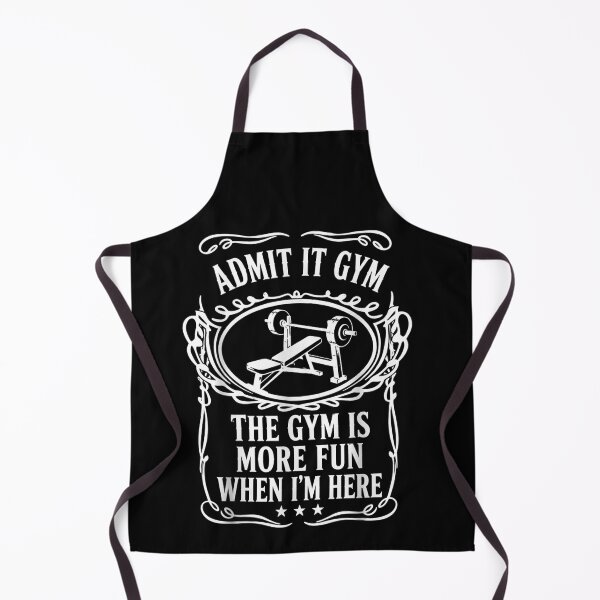 Item preview, Admit It Gym The Gym Is More Fun When I'm Here Funny Fitness designed and sold by THREE LITTLE BEANS.