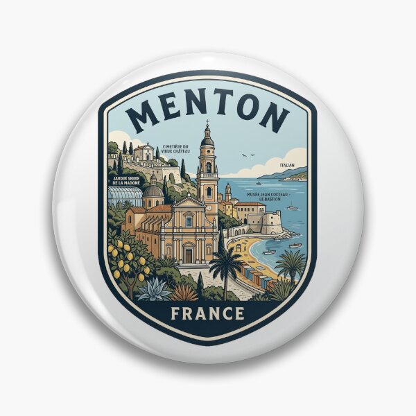 Item preview, Vintage Menton France French Riviera Coast designed and sold by k3rstman1.