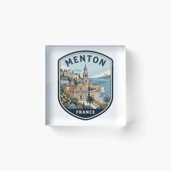 Item preview, Vintage Menton France French Riviera Coast designed and sold by k3rstman1.