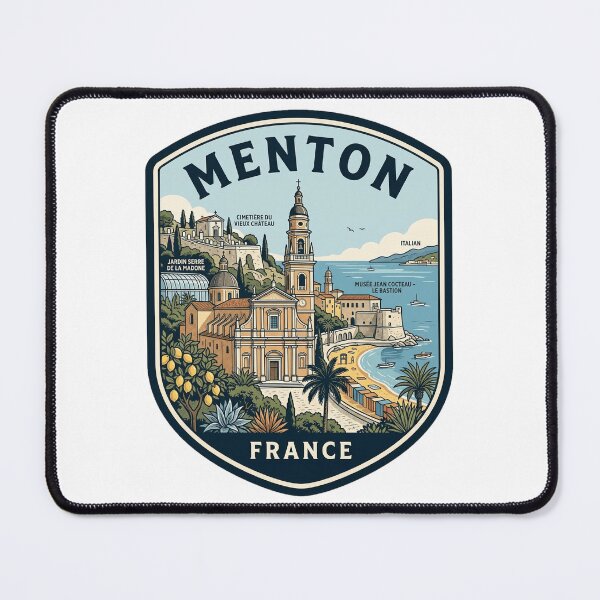 Item preview, Vintage Menton France French Riviera Coast designed and sold by k3rstman1.