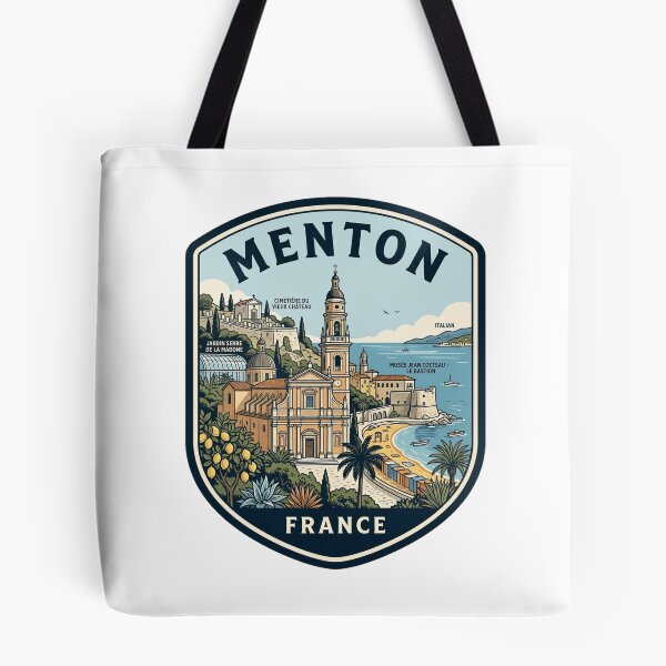 Item preview, Vintage Menton France French Riviera Coast designed and sold by k3rstman1.