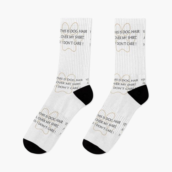 Item preview, Dog Hair Don't Care Paw Print Quote designed and sold by GiaoCalonas.