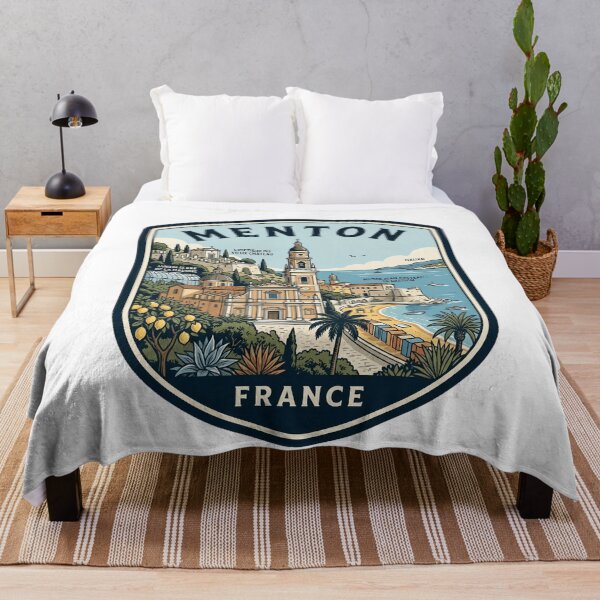 Item preview, Vintage Menton France French Riviera Coast designed and sold by k3rstman1.