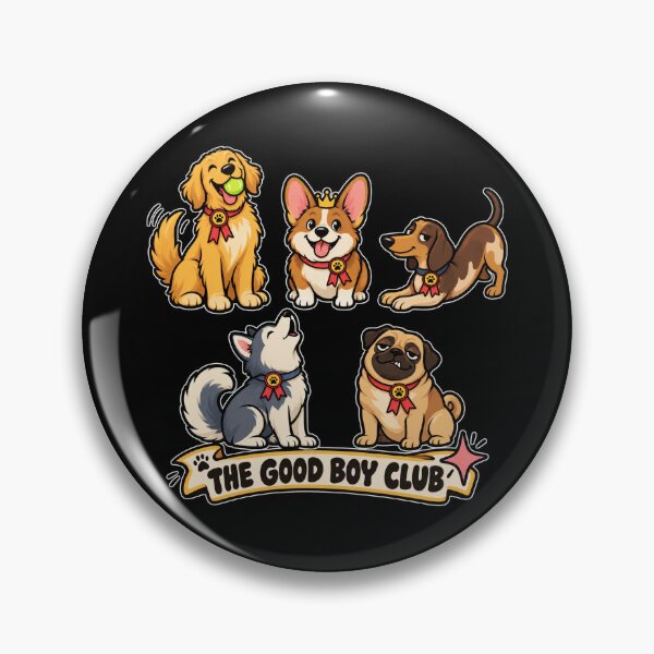 Item preview, Good Boy Club Dog Breeds Sticker Pack Cute Cartoon Pups Gift designed and sold by SoulFlex.