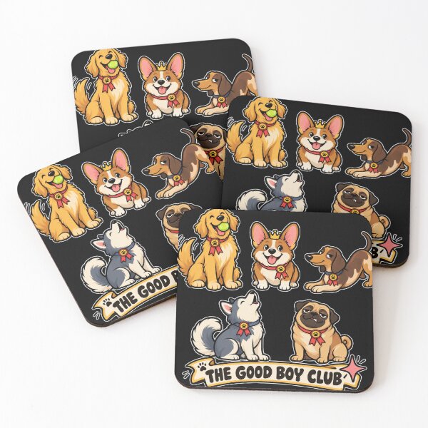 Item preview, Good Boy Club Dog Breeds Sticker Pack Cute Cartoon Pups Gift designed and sold by SoulFlex.