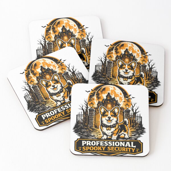 Item preview, Professional Spooky Security Corgi Halloween Haunted House designed and sold by KnrNazimTHRE4DS.