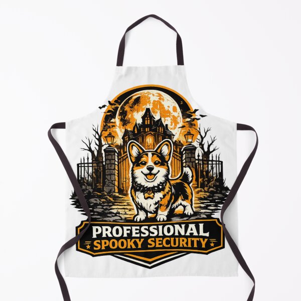 Item preview, Professional Spooky Security Corgi Halloween Haunted House designed and sold by KnrNazimTHRE4DS.