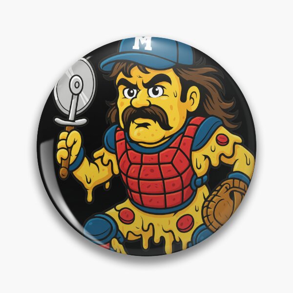Item preview, Mike Pizza Baseball Catcher Parody designed and sold by Eowcat.