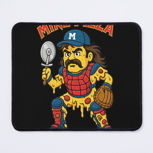 Item preview, Mike Pizza Baseball Catcher Parody designed and sold by Eowcat.