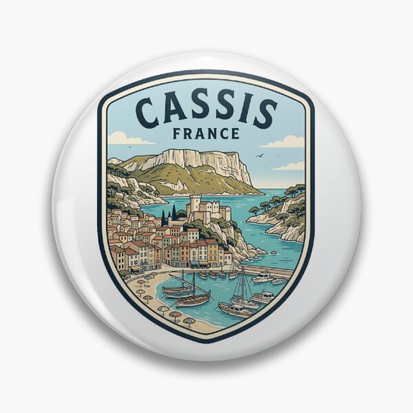 Item preview, Vintage Cassis France Coastal Harbor Travel designed and sold by k3rstman1.
