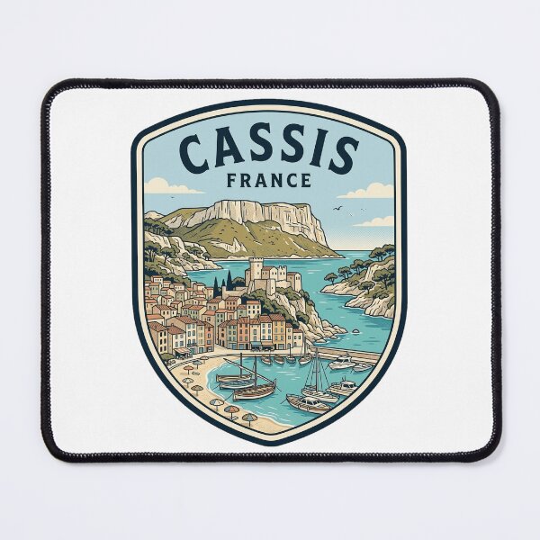 Item preview, Vintage Cassis France Coastal Harbor Travel designed and sold by k3rstman1.