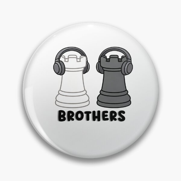 Item preview, Chess Bro: Rooks with Headphones designed and sold by Chezzstix.