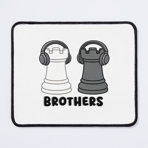 Item preview, Chess Bro: Rooks with Headphones designed and sold by Chezzstix.